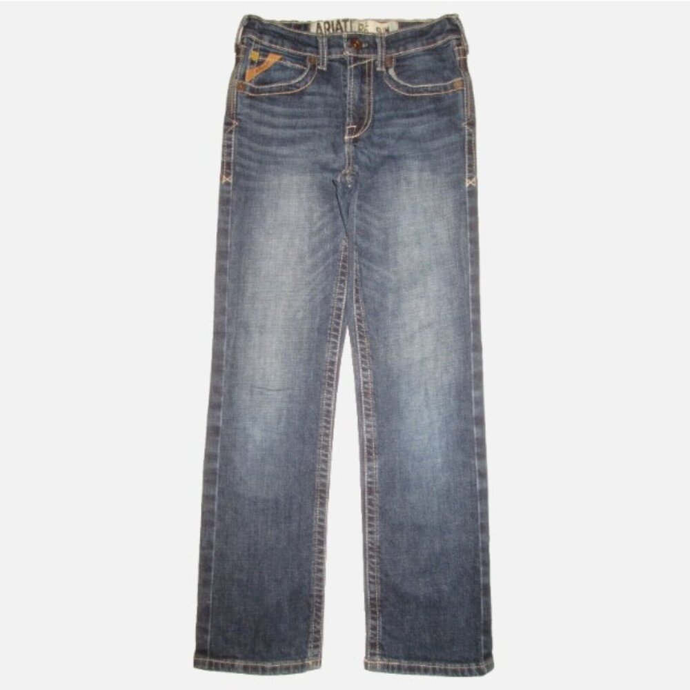 Ariat B5 Slim Straight Jeans Boy's Size 12 x 28 (Adjustable Waist)